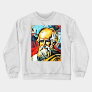 Archimedes Abstract Portrait | Archimedes Artwork 2 Crewneck Sweatshirt